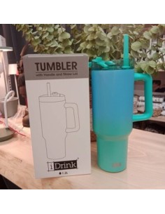 BorracciaTravel mug sfumata azzurro/verde – 1200 ml