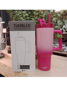 Borraccia Travel mug sfumata rosa – 1200 ml