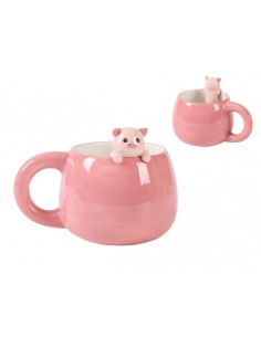 Tazza in Ceramica con Charm PIGGY