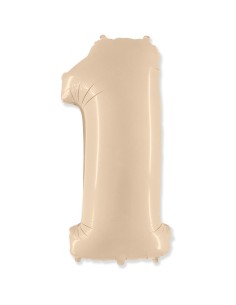 Mylar Numero Crema Mega 40" - 101cm