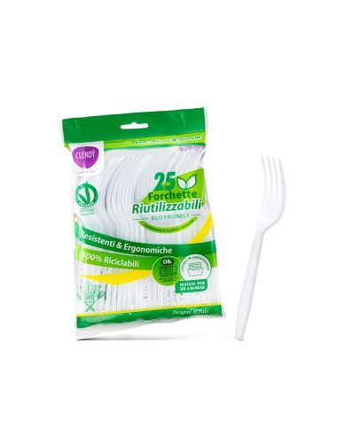 Forchette monouso 25 pz