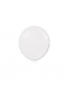 Palloncini Pastello Standard 5" - 13 cm Bianco