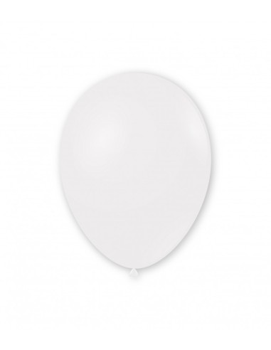 Palloncini pastello 12" - 30cm Bianco 10 100pz