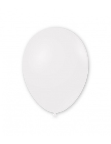 Palloncini pastello 13" - 33cm Bianco 10