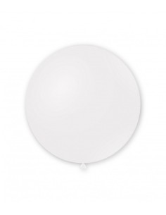 Palloncino pastello da esterno 22" - 55cm Bianco 10