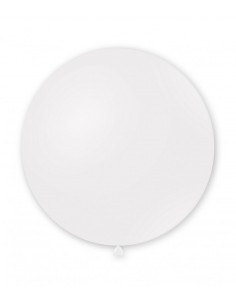 Palloncino pastello da esterno 35" - 89cm Bianco 10