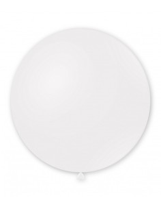 Palloncino pastello da esterno 48" - 121cm Bianco 10