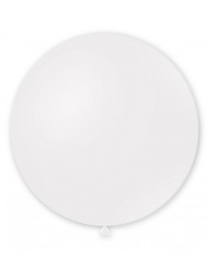 Palloncino pastello da esterno 54" - 133cm Bianco 10