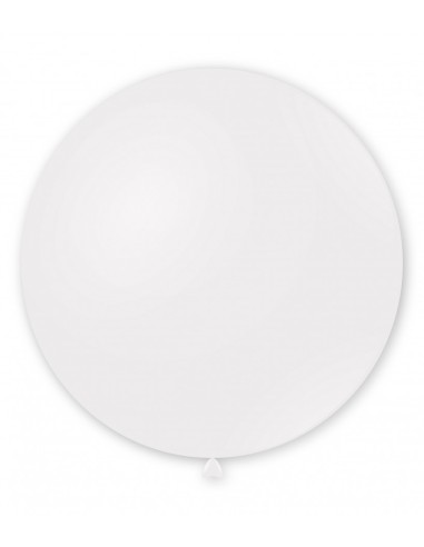 Palloncino pastello da esterno 54" - 133cm Bianco 10