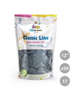 Palloncini pastello 12" - 30cm Grigio 17 50pz