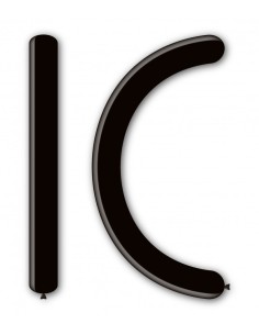 Palloncini pastello Modellabili 360 Nero 15