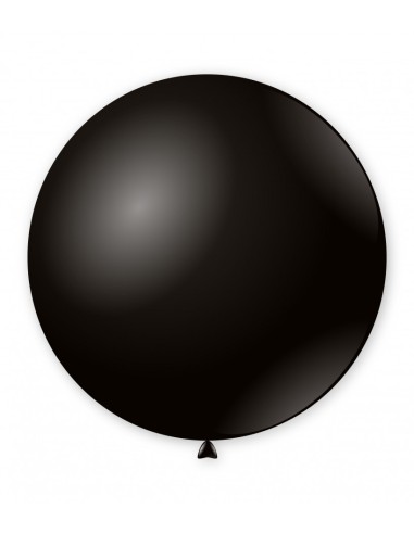 Palloncino pastello da esterno 48" - 121cm Nero 15