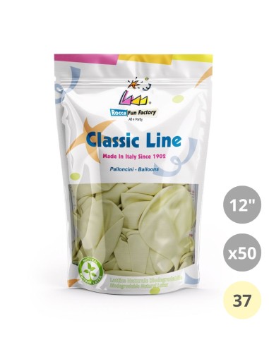 Palloncini pastello 12" - 30cm Avorio 37 50pz