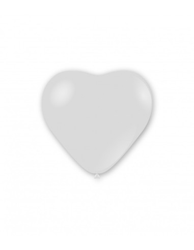 Palloncini cristallo cuore 11" - 25cm Trasparente 57