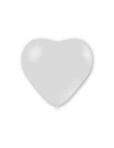 Palloncini cristallo cuore 17" - 43cm Trasparente 57