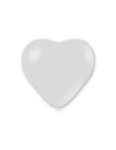 Palloncini cristallo cuore 17" - 43cm Trasparente 57