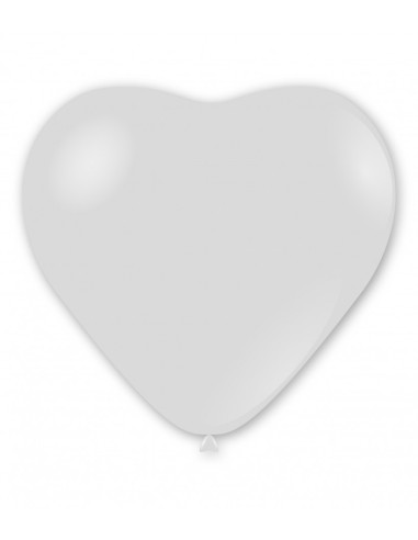 Palloncino cristallo cuore Medio 36" - 100cm Trasparente 57