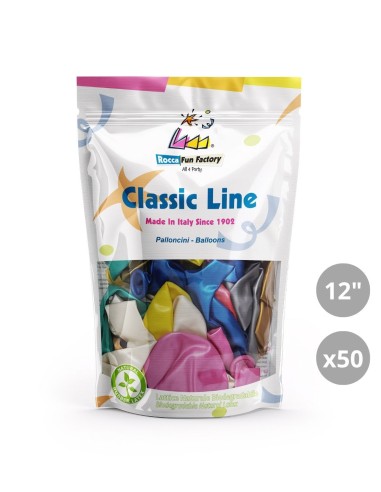 Palloncini metallizzati 12" - 30cm Assortiti 50pz