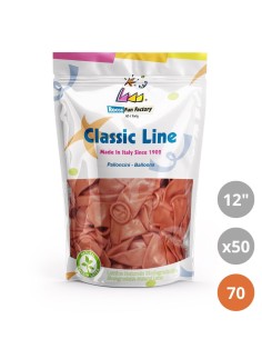 Palloncini metallizzati 12" - 30cm Arancio 70 50pz