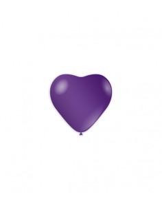 Palloncini metallizzati cuore 5" - 12cm Viola 72