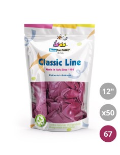 Palloncini metallizzati 12" - 30cm Fucsia 67 50pz