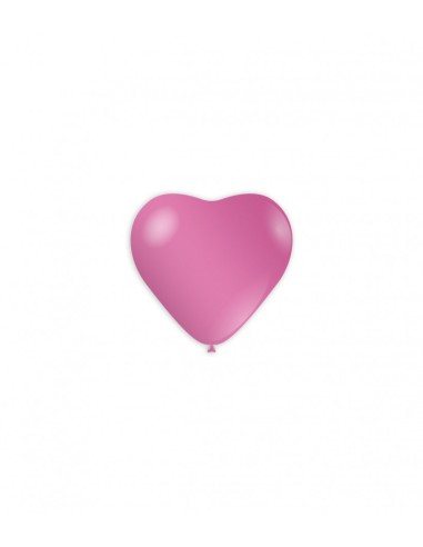 Palloncini metallizzati cuore 5" - 12cm Rosa 74