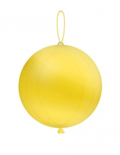 Palloncini pastello Punch Balls 18" - 45cm Giallo 11