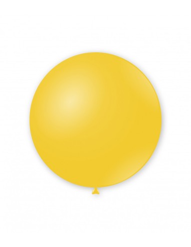 Palloncino pastello da esterno 22" - 55cm Giallo 11