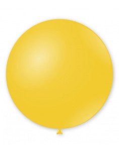 Palloncino pastello da esterno 54" - 133cm Giallo 11