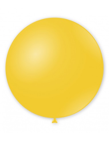 Palloncino pastello da esterno 54" - 133cm Giallo 11