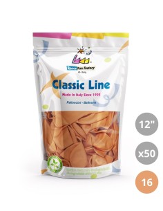 Palloncini pastello 12" - 30cm Salmone 16 50pz