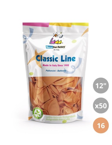 Palloncini pastello 12" - 30cm Salmone 16 50pz