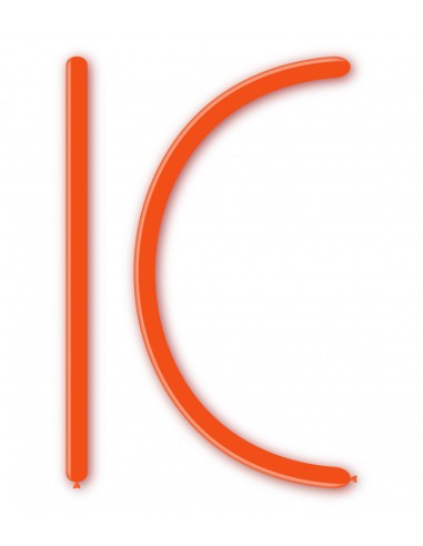 Palloncini pastello Modellabili 160 Arancio 14