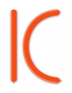 Palloncini Modellabili 260 pastello Arancio 14