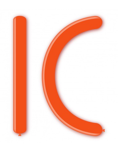 Palloncini pastello Modellabili 360 Arancio 14