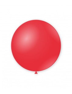 Palloncino pastello da esterno 22" - 55cm Rosso 19