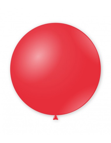 Palloncino pastello da esterno 35" - 89cm Rosso 19