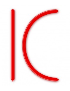 Palloncini pastello Modellabili 160 Rosso 28