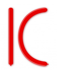 Palloncini Modellabili 260 pastello Rosso 28