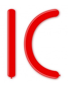 Palloncini pastello Modellabili 360 Rosso 28