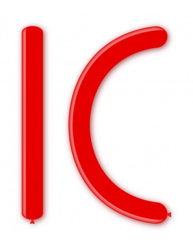 Palloncini pastello Modellabili 360 Rosso 28