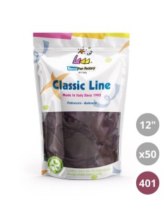 Palloncini pastello 12" - 30cm Vino 401 50pz