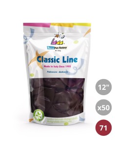 Palloncini pastello 12" - 30cm Bordò 71 50pz