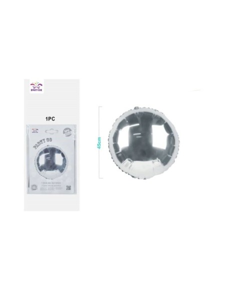 Palloni mylar tondo 45 cm
