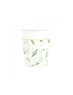 8 Bicchieri 250 Cc Fiori