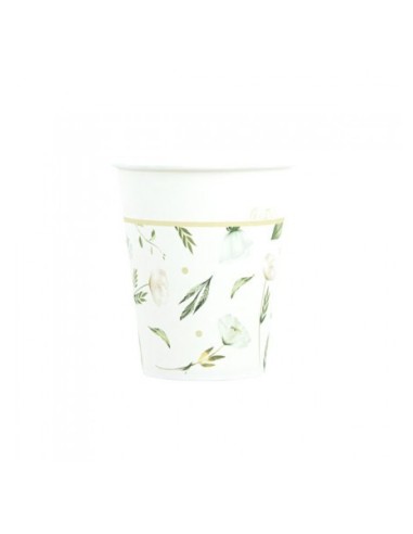 8 Bicchieri 250 Cc Fiori