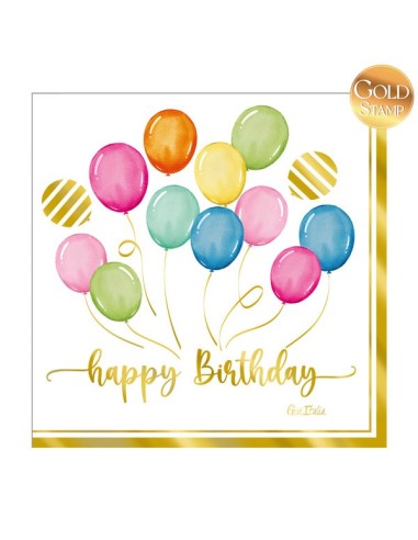 16 TOVAGLIOLI 33X33 BIRTHDAY BALLOONS