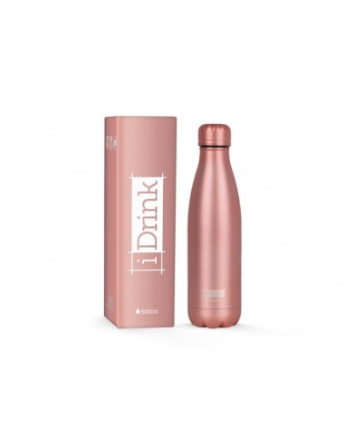 Borraccia Termica 500 ml rosa metallizzato